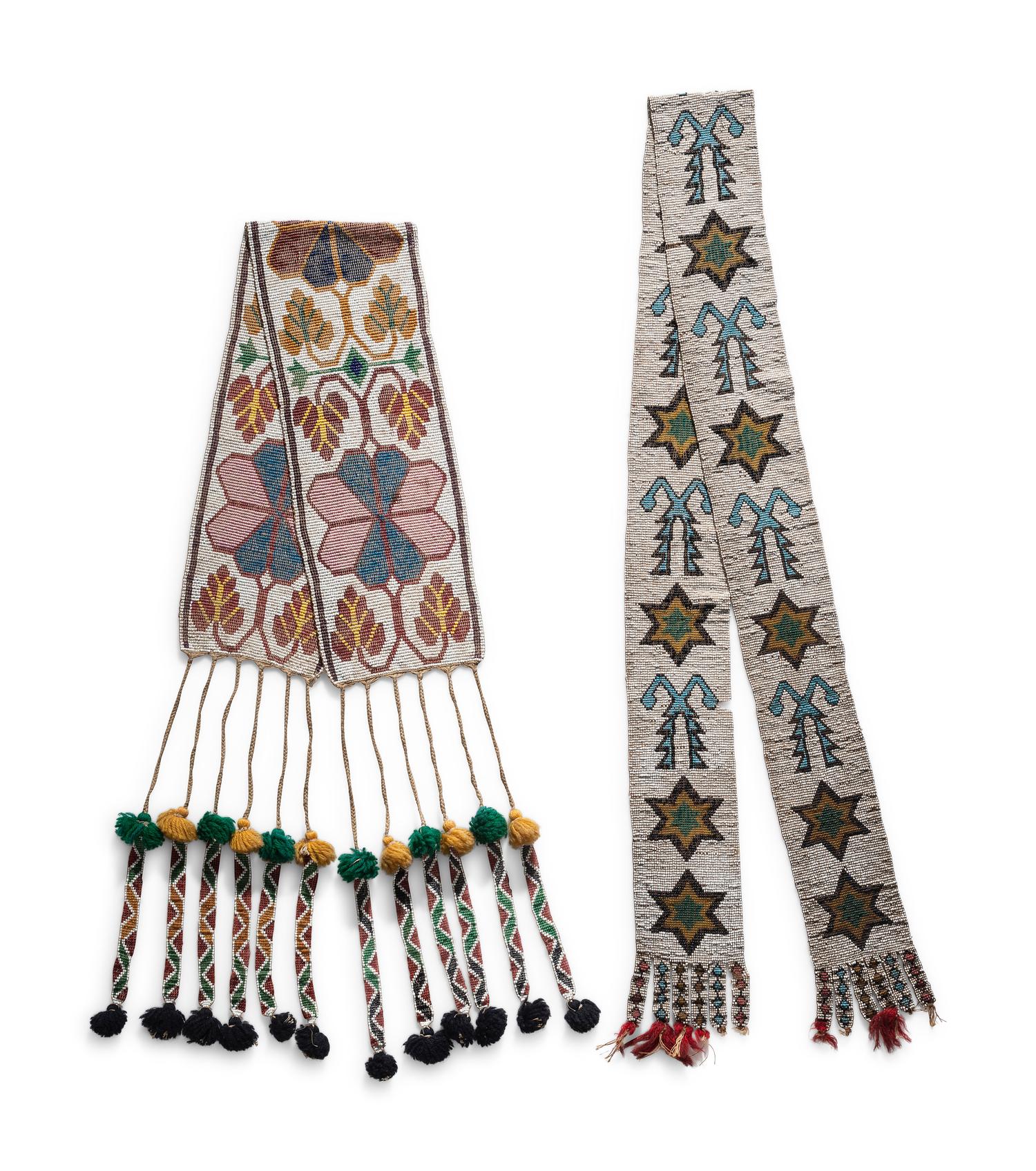 Osage Beaded Sashes