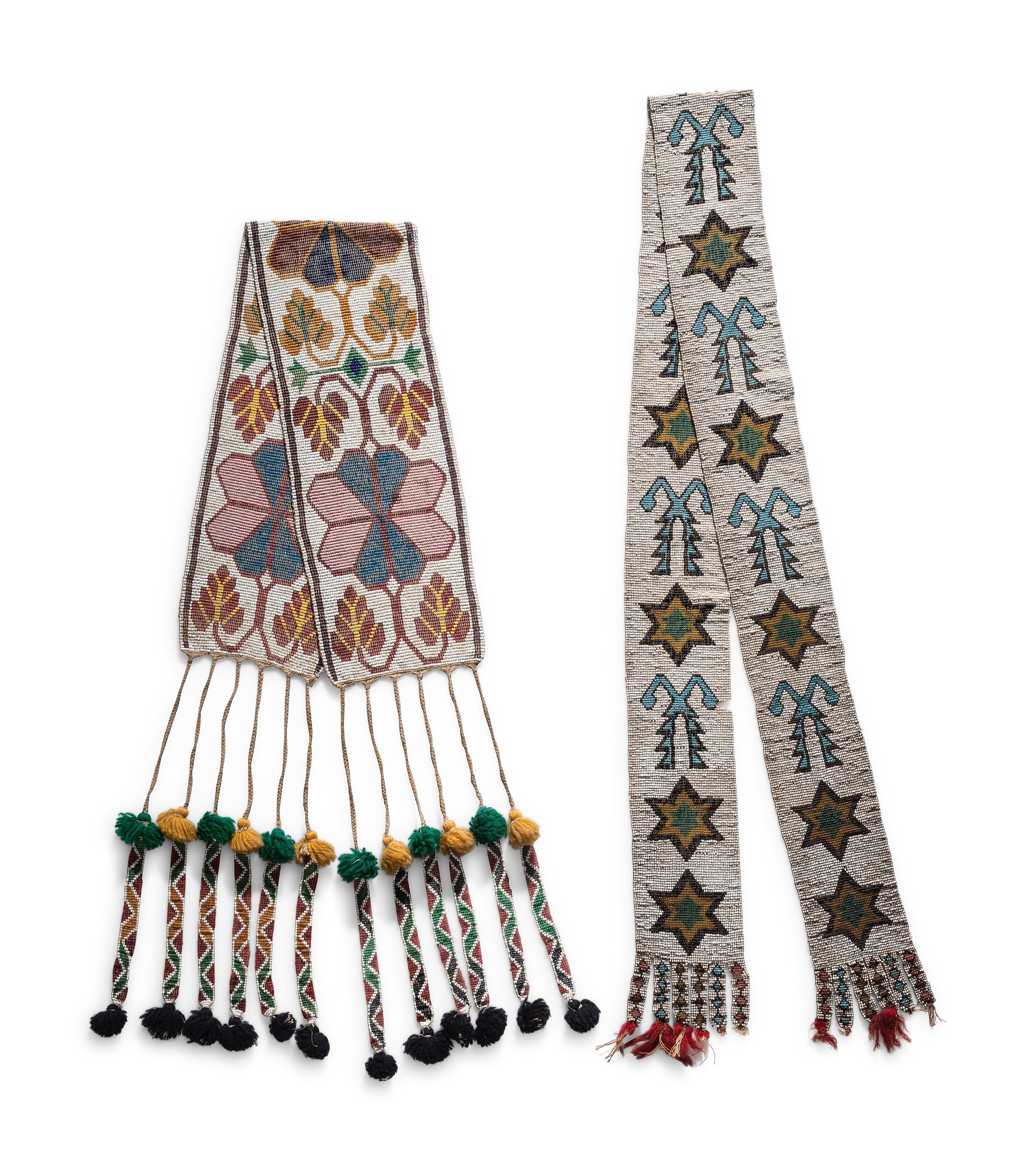 Osage Beaded Sashes
