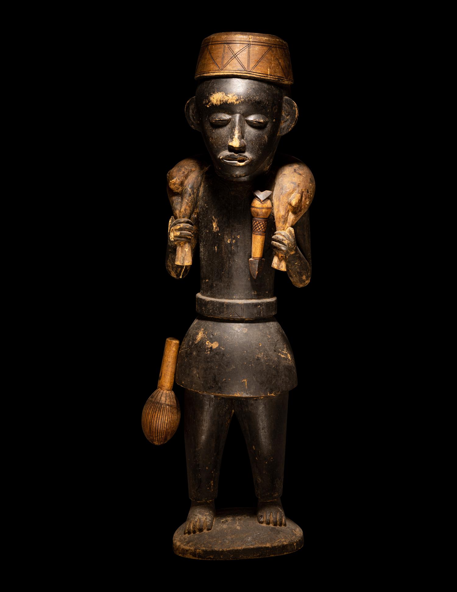 An African Wood Male Figure