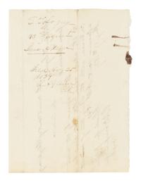 [Presidential] Lincoln, Abraham, and Stephen A. Douglas. Autograph Document, signed
