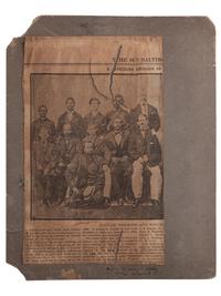 [RECONSTRUCTION]. Radical Members of the So. Ca. Legislature. [J.G. Gibbes]: [Columbia, SC], [1868].