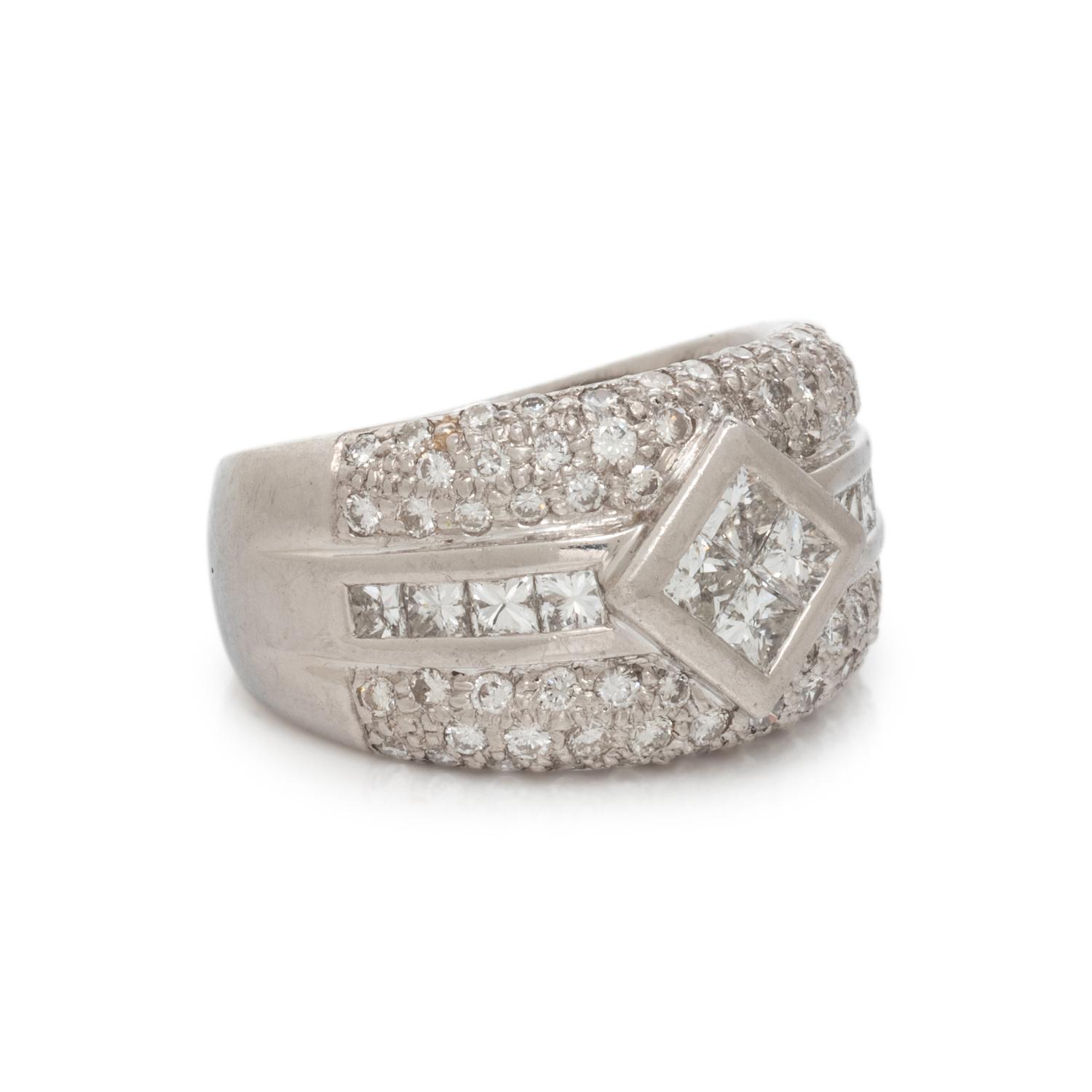 PLATINUM AND DIAMOND RING