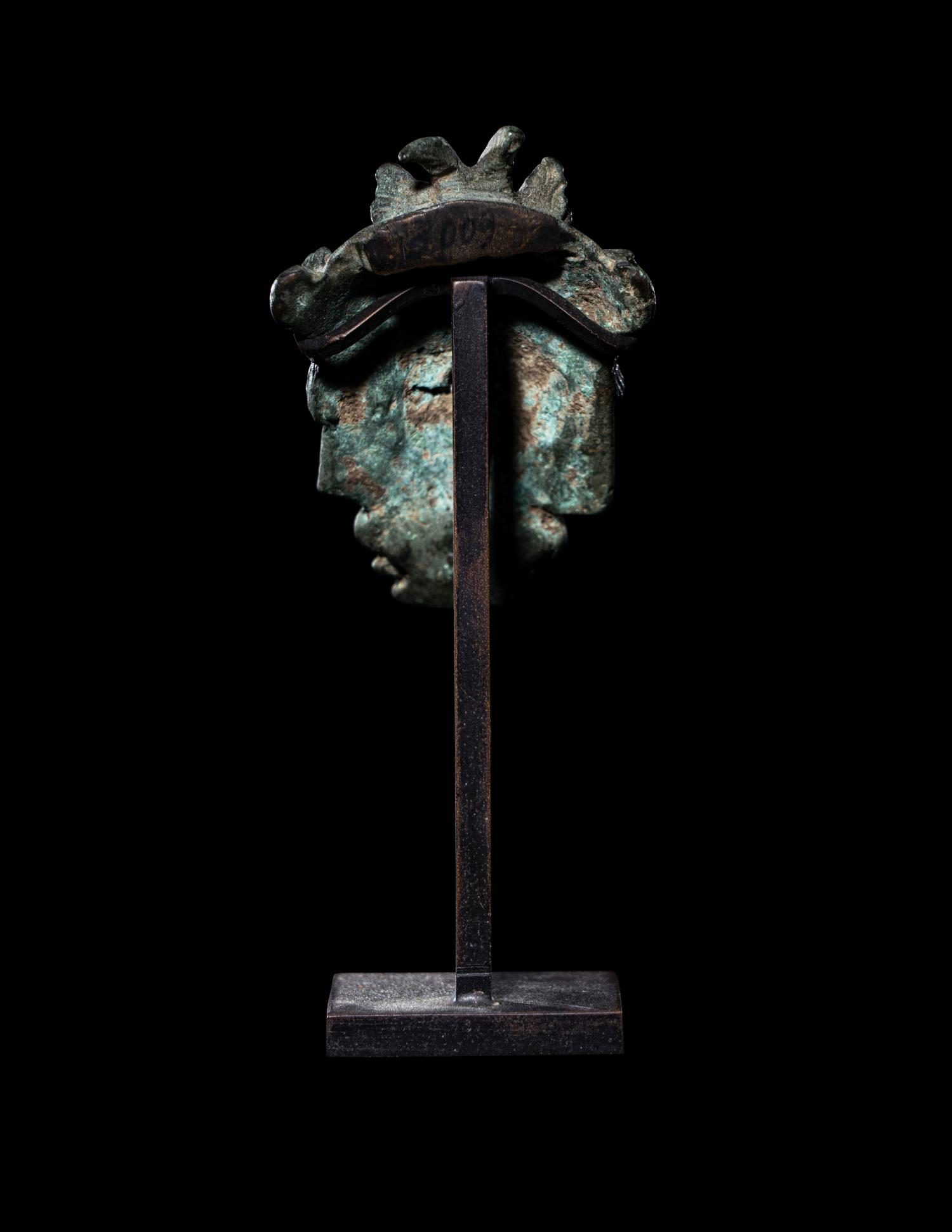 A Hellenistic Bronze Applique in the Form of a Satyr's Head