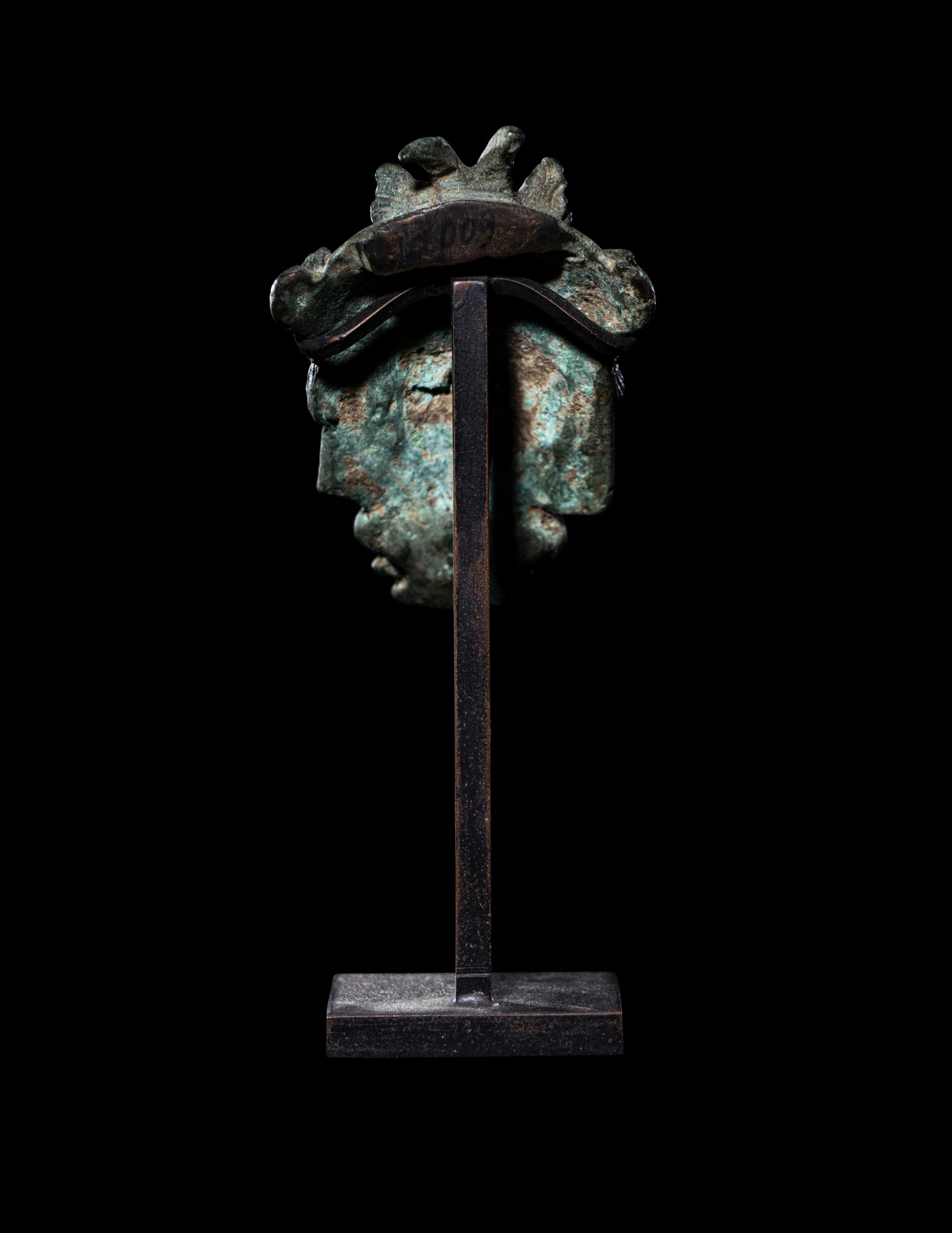 A Hellenistic Bronze Applique in the Form of a Satyr's Head
