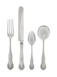 An American Silver Flatware Service