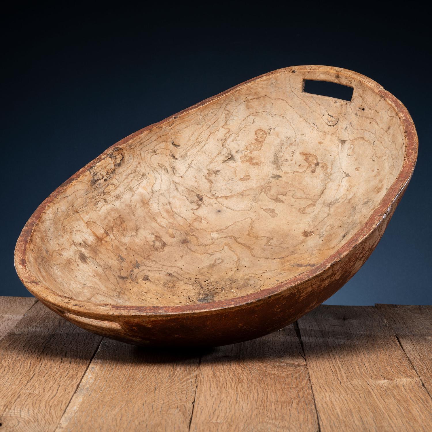Eastern Woodlands Elm Burl Feast Bowl