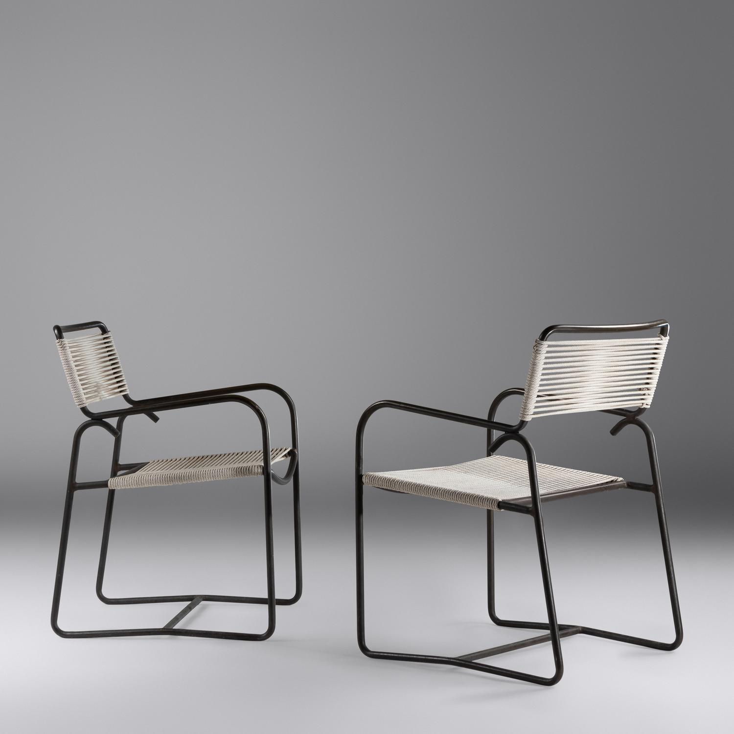 Set of Four Lounge Chairs, model C-1700, c. 1980 Brown Jordan, USA