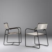 Set of Four Lounge Chairs, model C-1700, c. 1980 Brown Jordan, USA