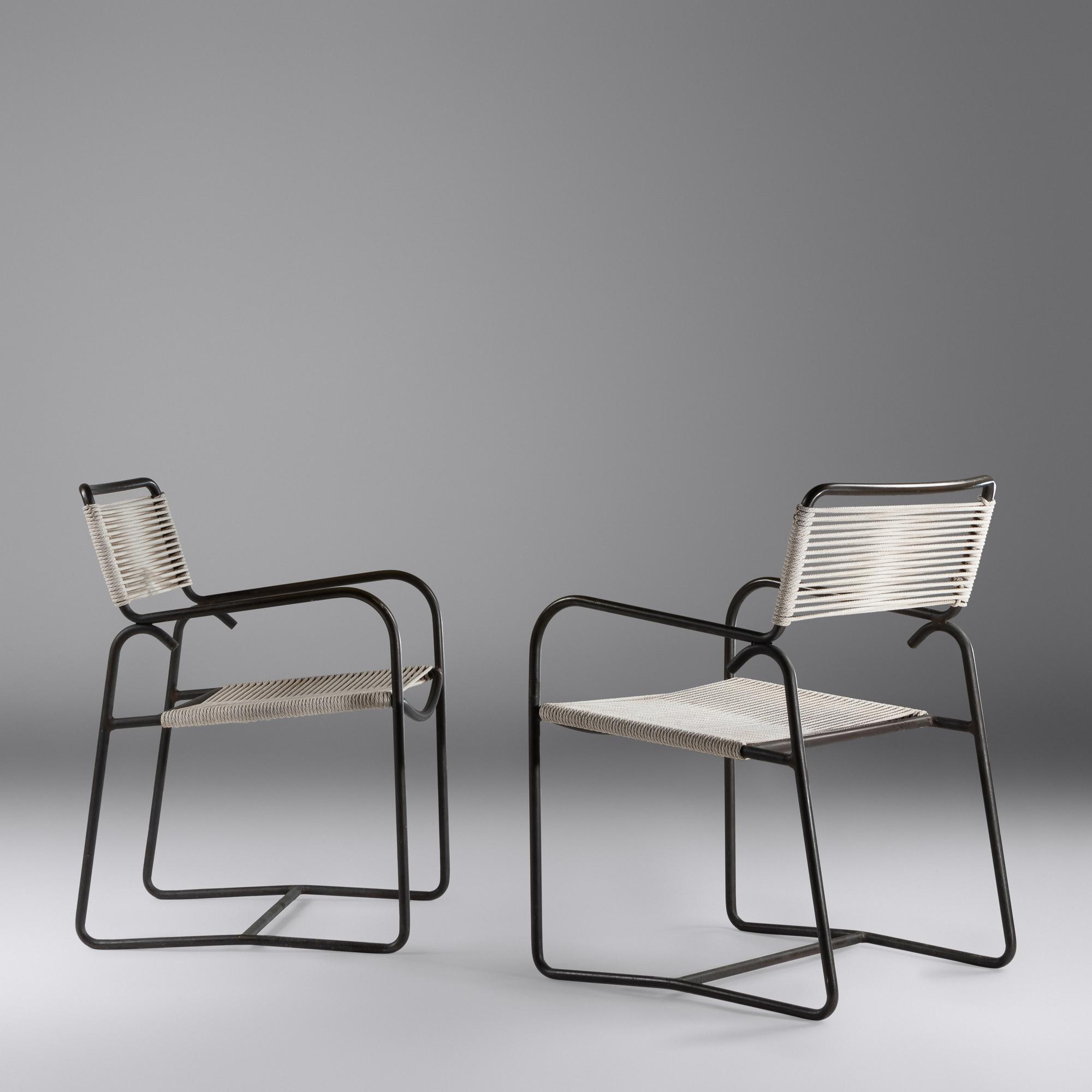 Set of Four Lounge Chairs, model C-1700, c. 1980 Brown Jordan, USA