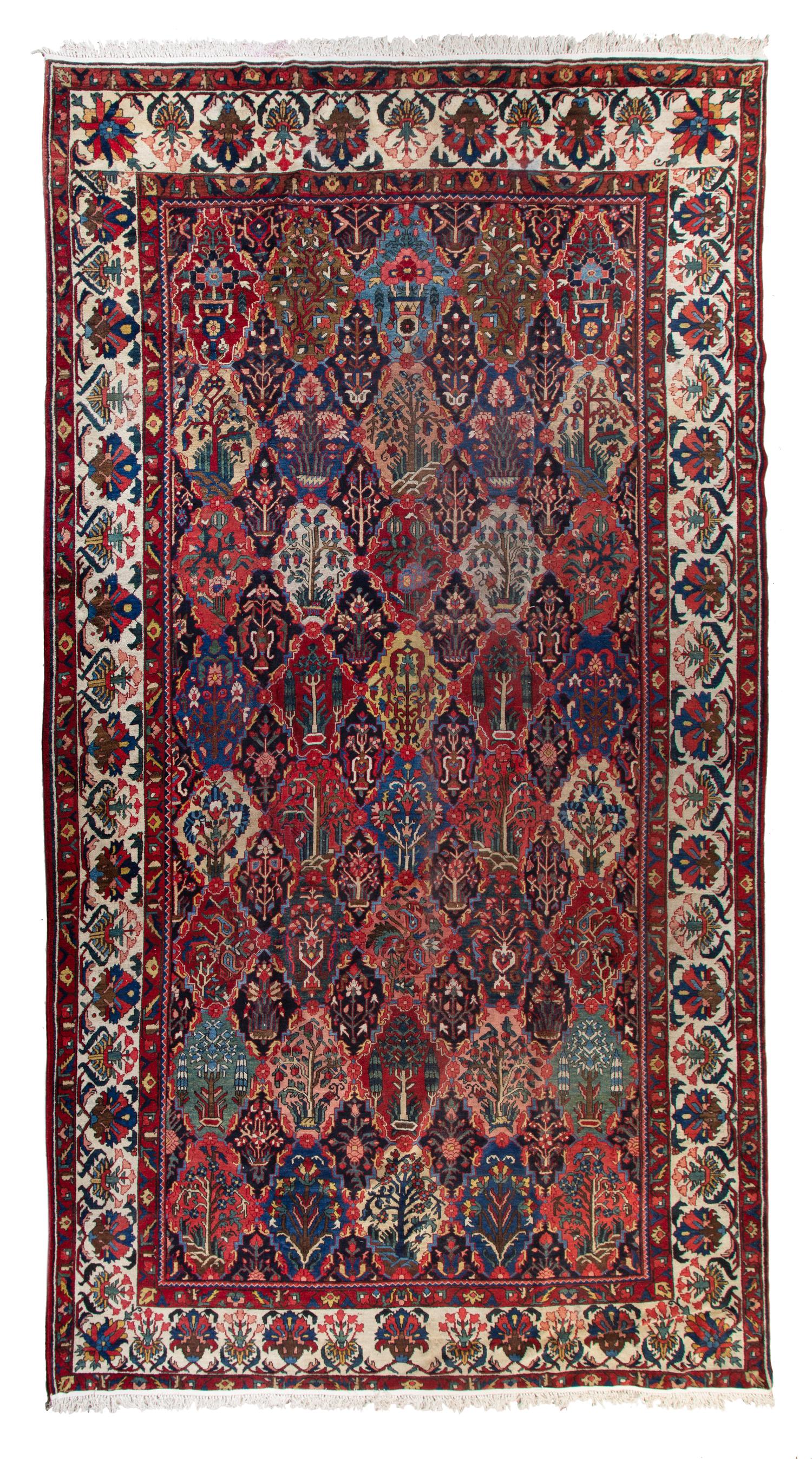 A Bakhtiari Wool Rug 15 feet 10 inches x 10 feet 4 inches. — FIRST HALF 20TH CENTURY