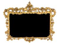 A Louis XV Style Giltwood Over Mantel Mirror Height 53 x width 63 1/2 inches. — 19TH CENTURY WITH RESTORATION