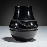 Blackware Pottery Jar
