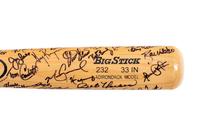 A Group of Baseball Bats Formerly Displayed at Mike Ditka's Restaurant (Including Ken Griffey Jr. and Hank Aaron Signed),
