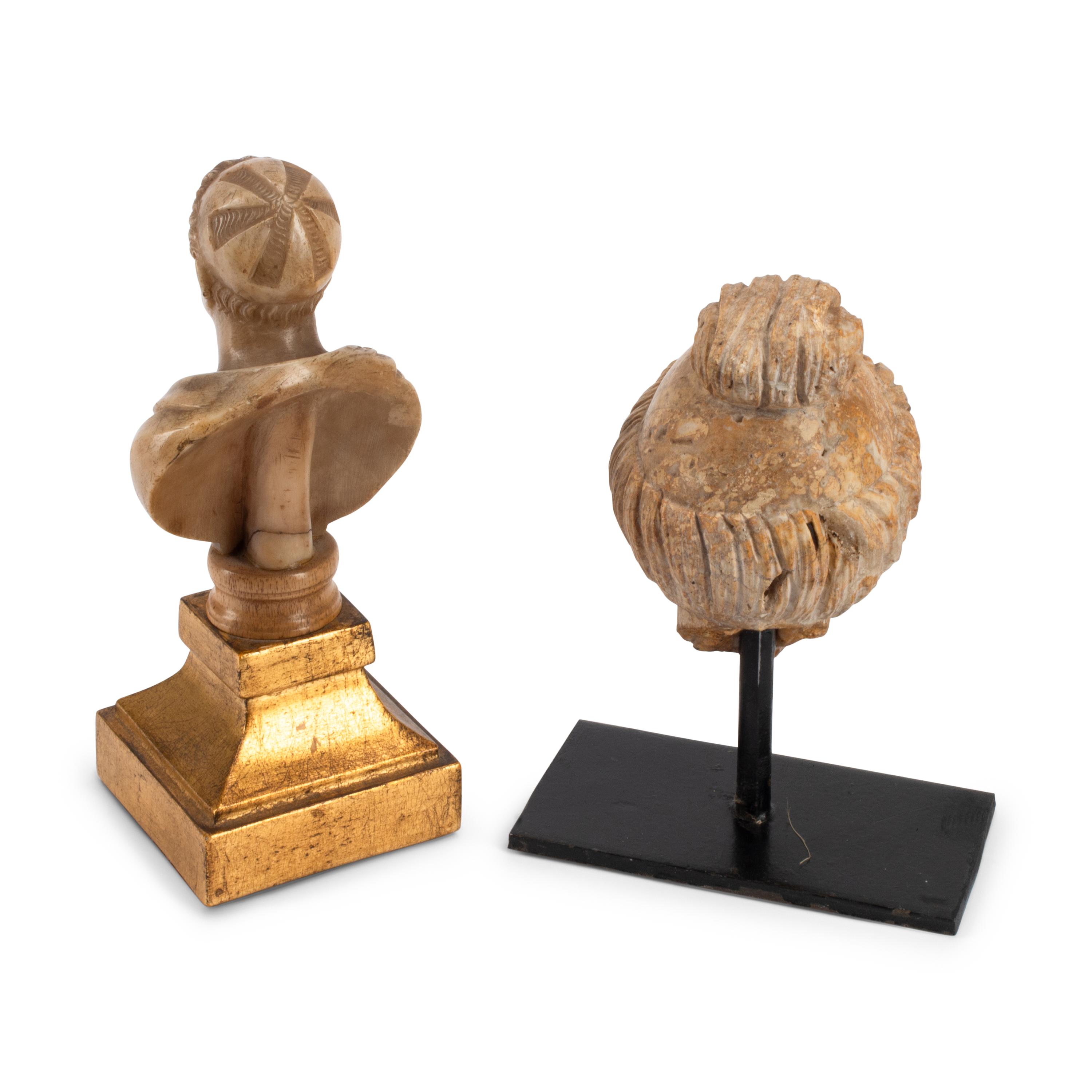 Two Italian Composition Busts