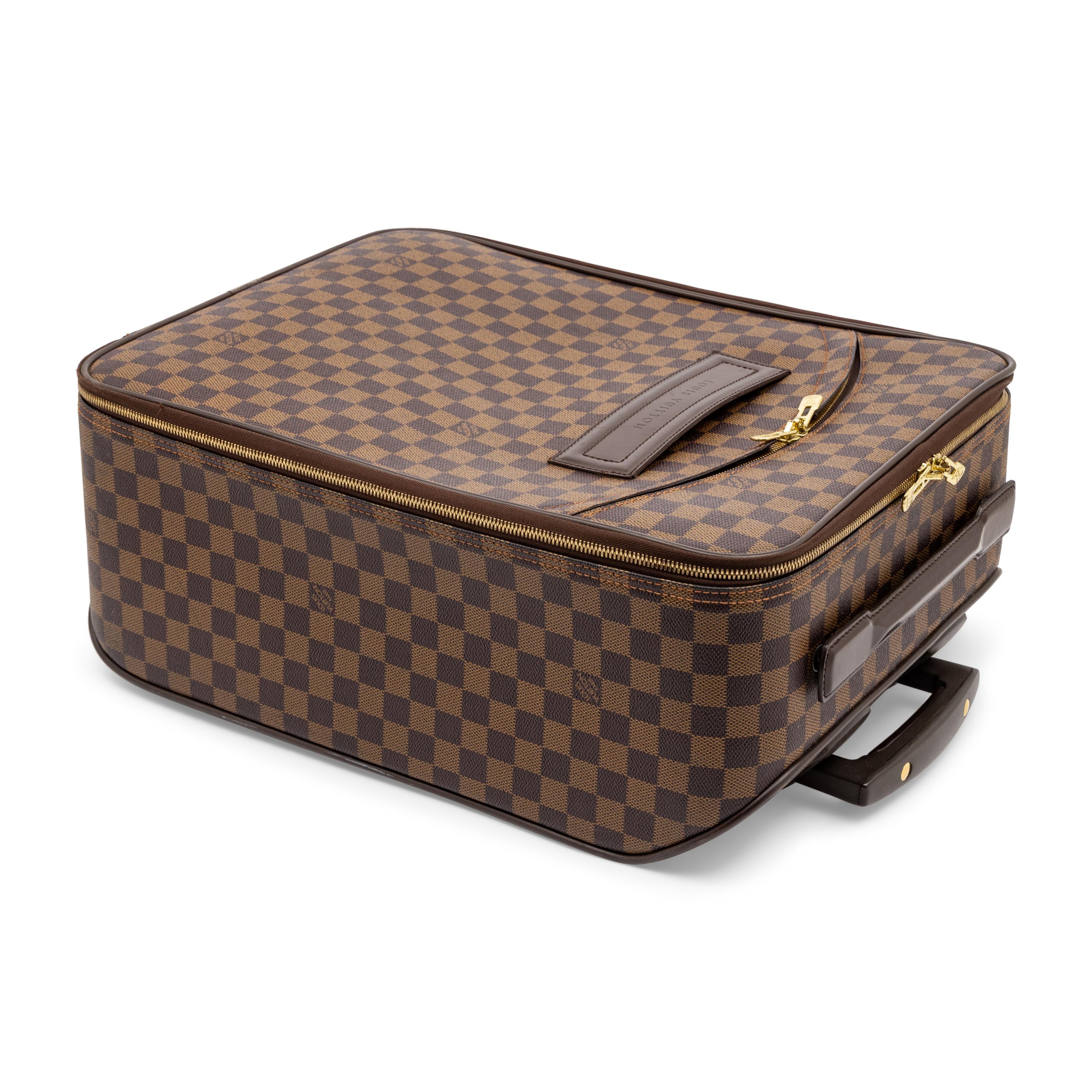 Louis Vuitton, Pegase 45 Rolling Suitcase in Damier Ebene