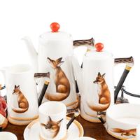 A Royal Doulton Raynard the Fox Porcelain Tea and Coffee Service