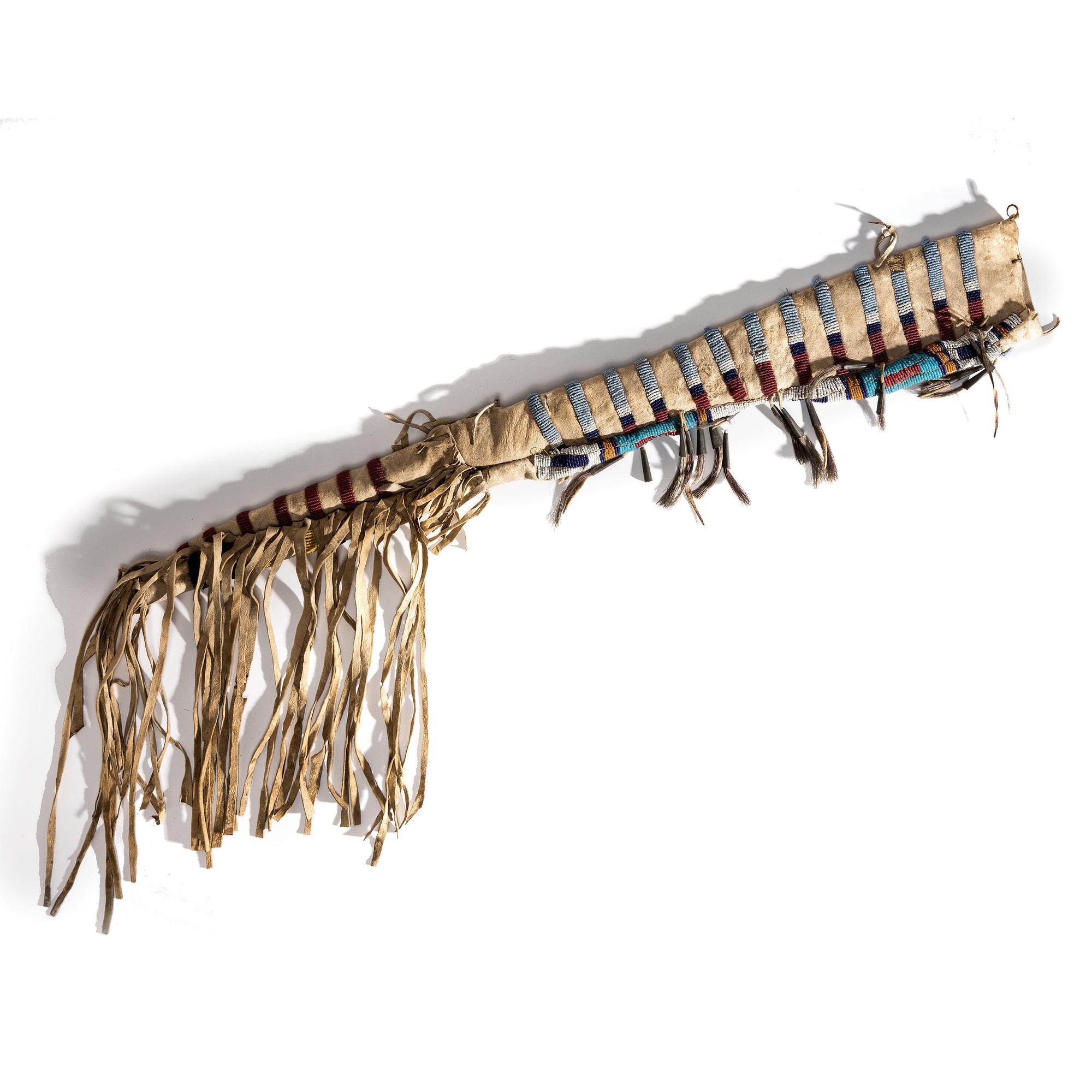 Cheyenne Beaded Hide Rifle Scabbard