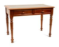 An American Two Drawer Console Table