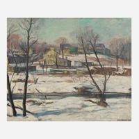 Antonio Pietro Martino (American, 1902-1989) Winter Landscape