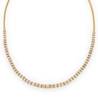 Diamond and Yellow Gold Necklace