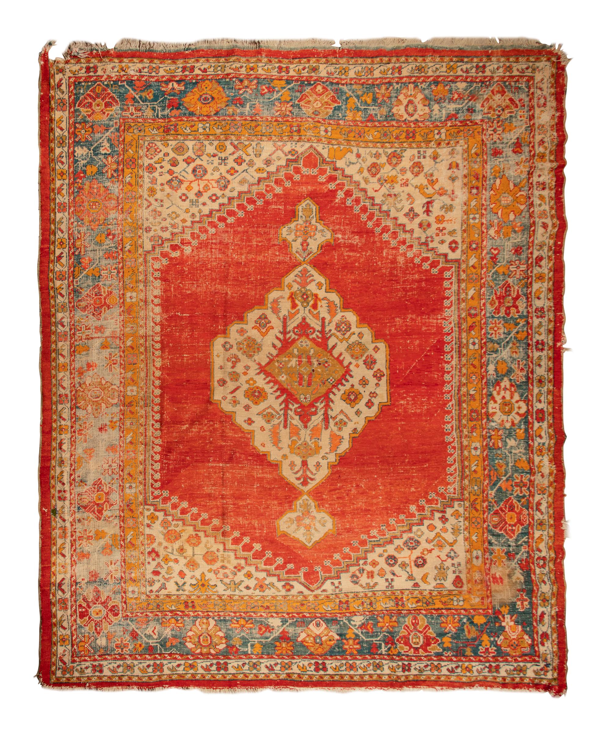 An Oushak Wool Rug