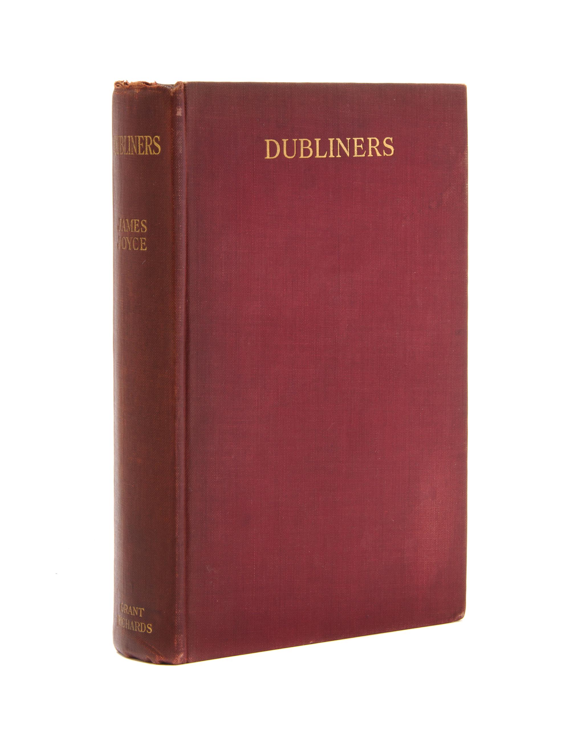 JOYCE, JAMES. Dubliners. London, (1914). First edition, original cloth.