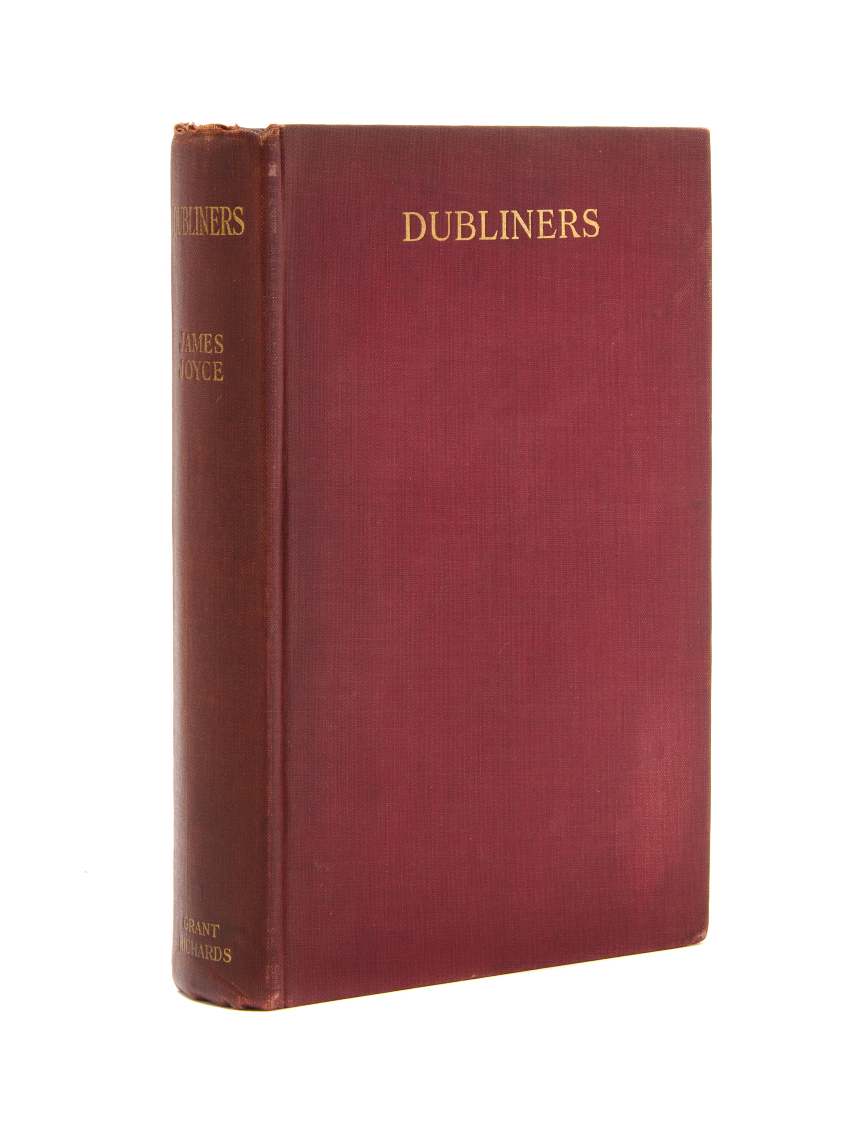JOYCE, JAMES. Dubliners. London, (1914). First edition, original cloth.