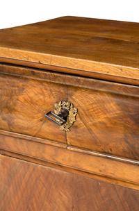 A Pair of Italian Gilt Bronze Mounted Walnut Side Cabinets