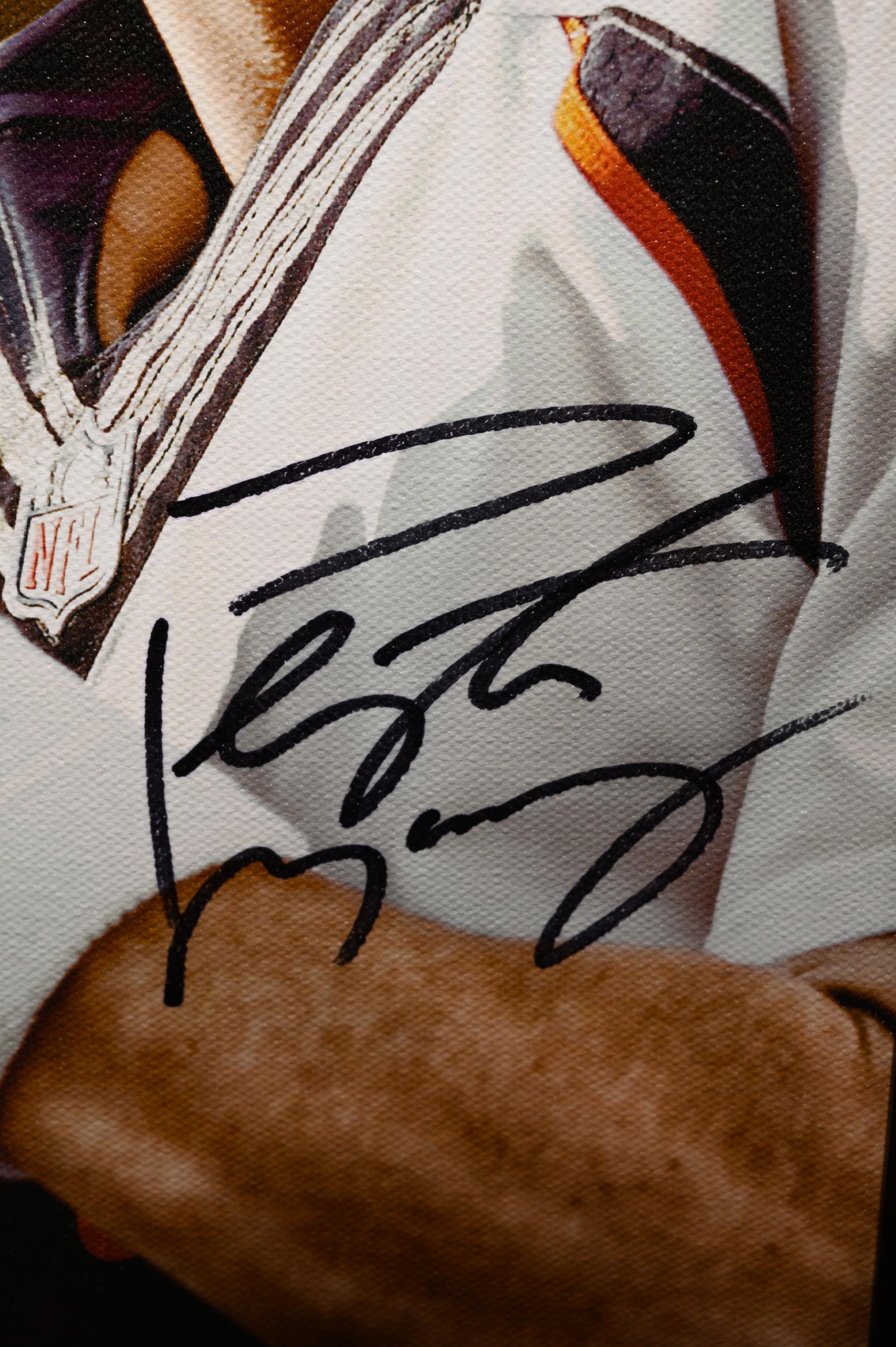 A Group of Peyton Manning Signed Denver Broncos Photo Displays,