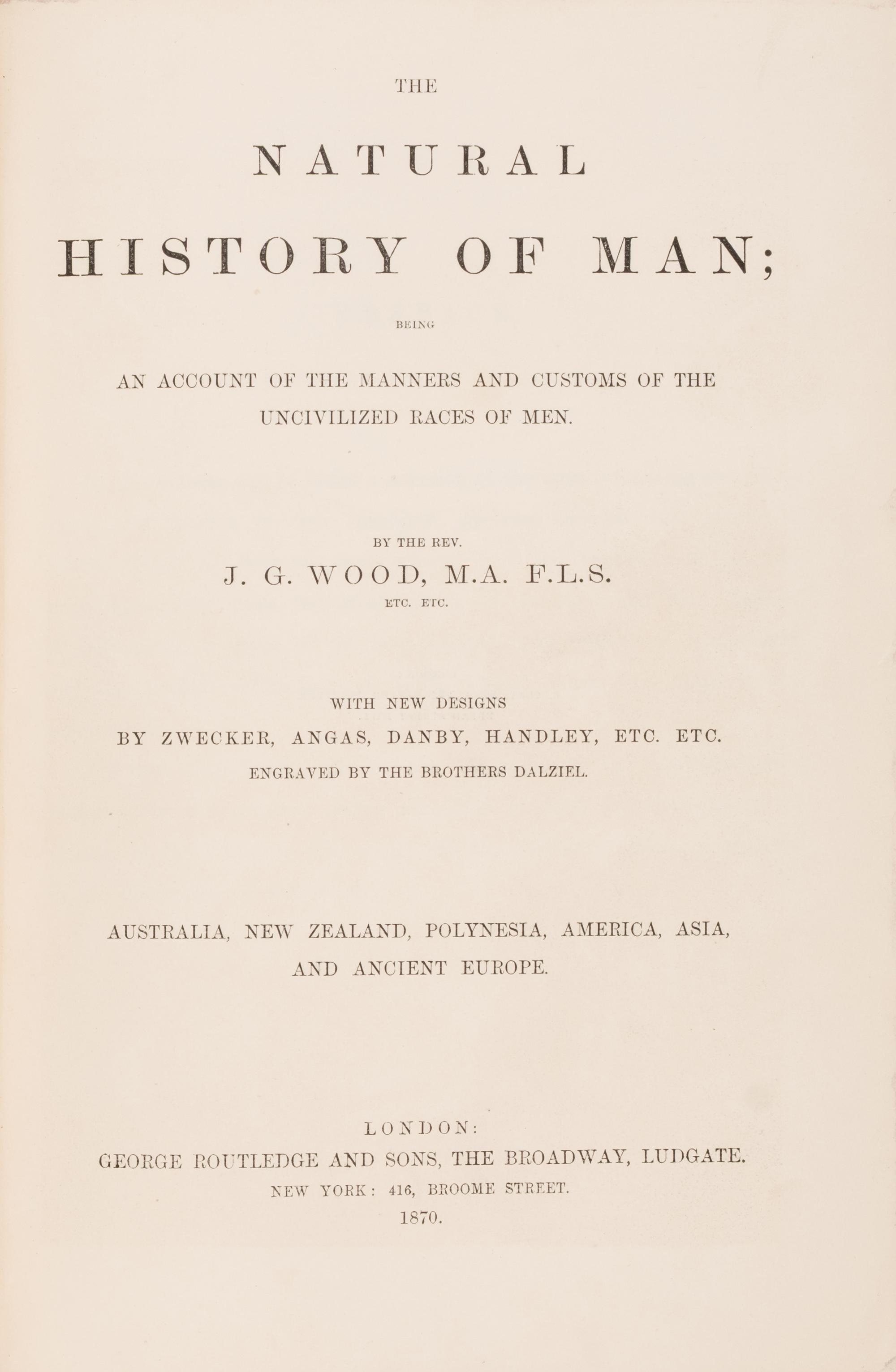 [Natural History] Wood, John George. The Illustrated Natural History