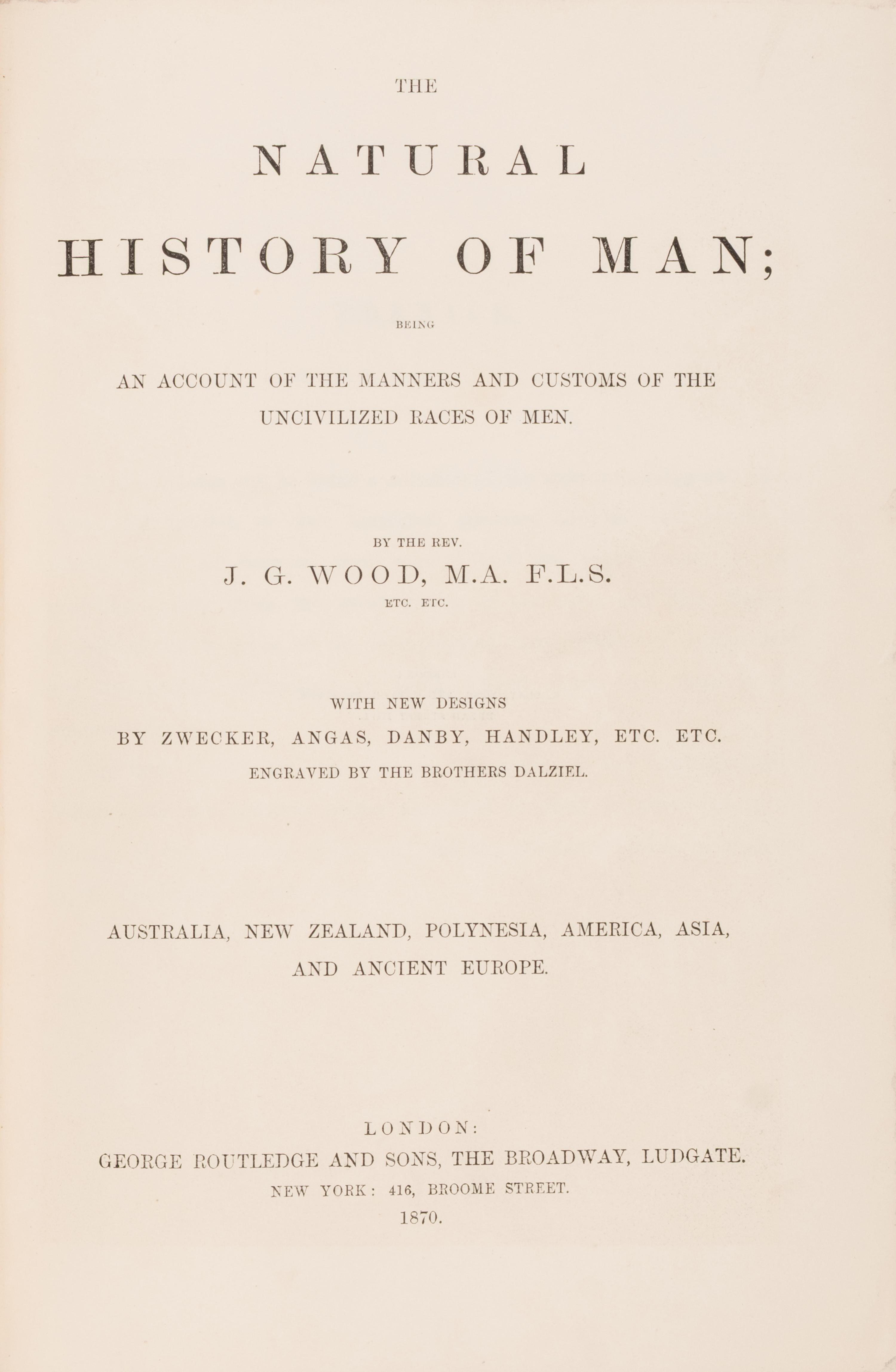 [Natural History] Wood, John George. The Illustrated Natural History