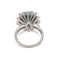 COLOMBIAN EMERALD AND DIAMOND RING