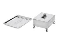 A Tiffany and Co. Casket together with a Tiffany and Co. Dish