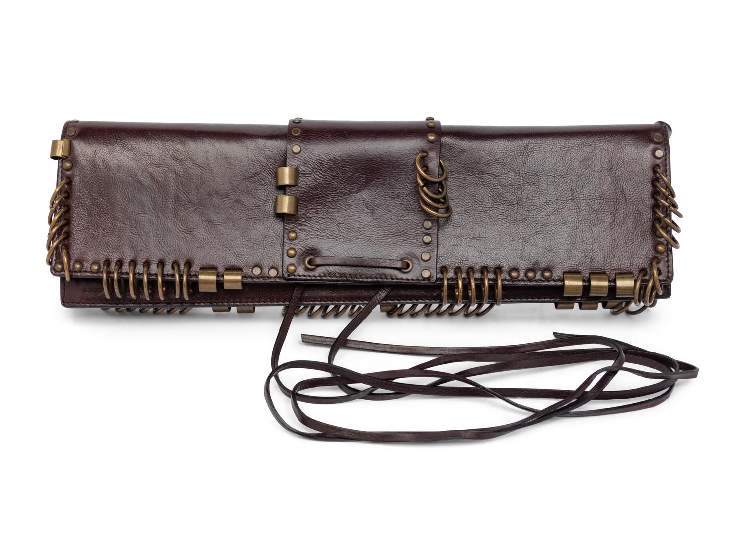 Tom Ford for YSL, Pierced Leather Clutch, S/S 2002