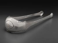A Pair of American Silver Sugar Tongs