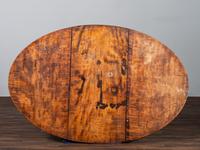 A William and Mary Figured Maple Drop Leaf Dining Table