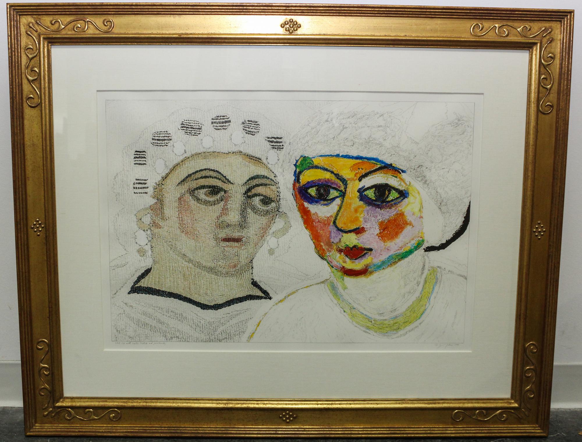 Nori, (20th century), Still Life with Coptic Textile and Jawlensky, 1996