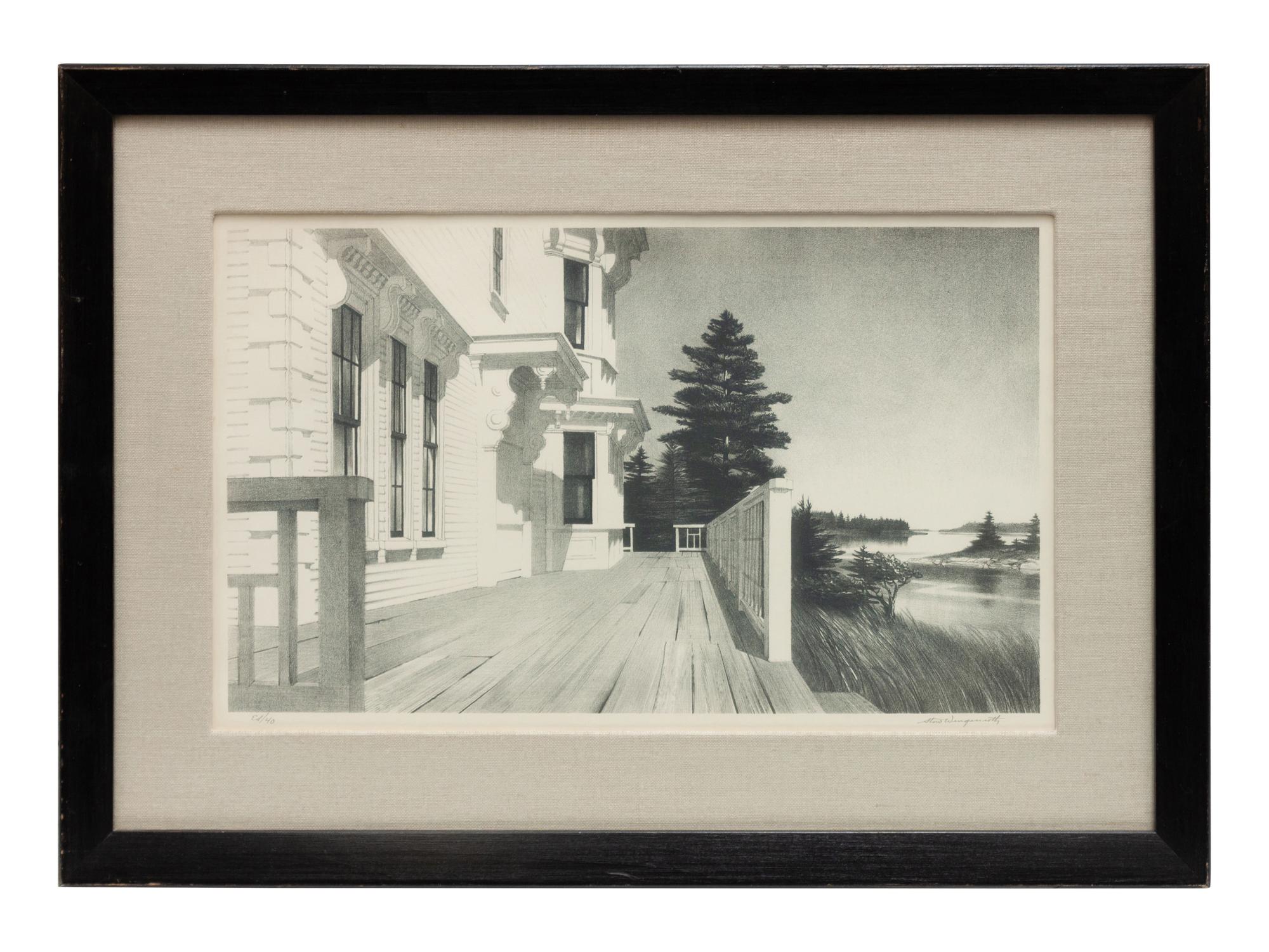 A group of four prints ( Country House, Wiscasset, Maine , 1953; Down East, Port Clyde, Maine, 1958; Season's End; Window in Wiscasset, 1946)