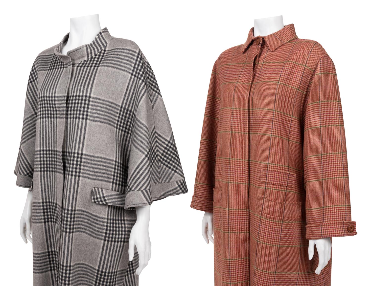 Two Oscar de la Renta Coats, 1980-90s