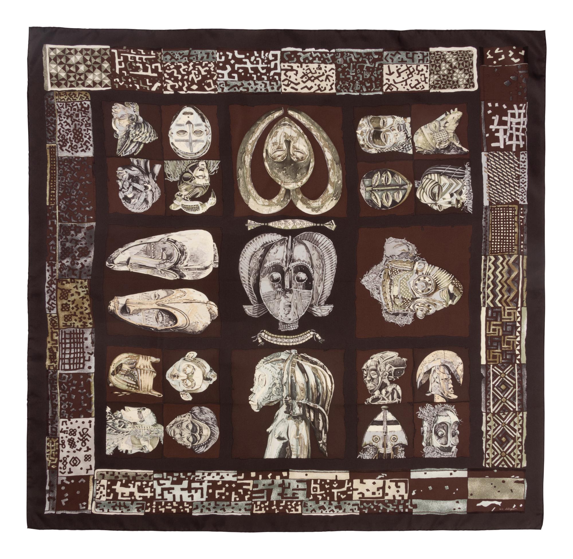 Three Hermès 90cm Silk Scarves