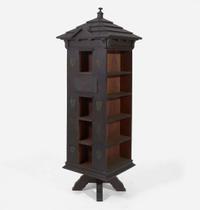 Seymour Easton (British, 1859-1916) "Tabard Inn Library" Revolving Bookcase, circa 1902