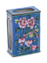 Thirteen Chinese Canton Enamel on Metal Articles