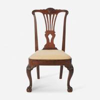 A Chippendale carved mahogany compass-seat side chair New York, NY, circa 1770