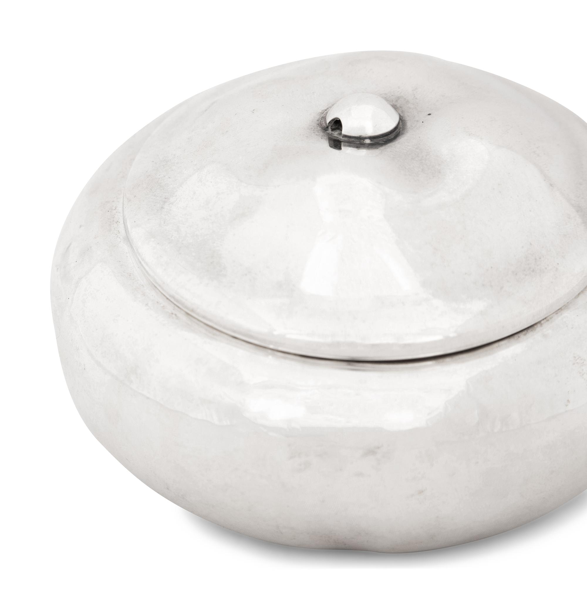 An Elsa Peretti for Tiffany and Company Italian Silver Jewelry Box