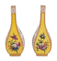 A Pair of Helena Wolfsohn Dresden Porcelain Vases