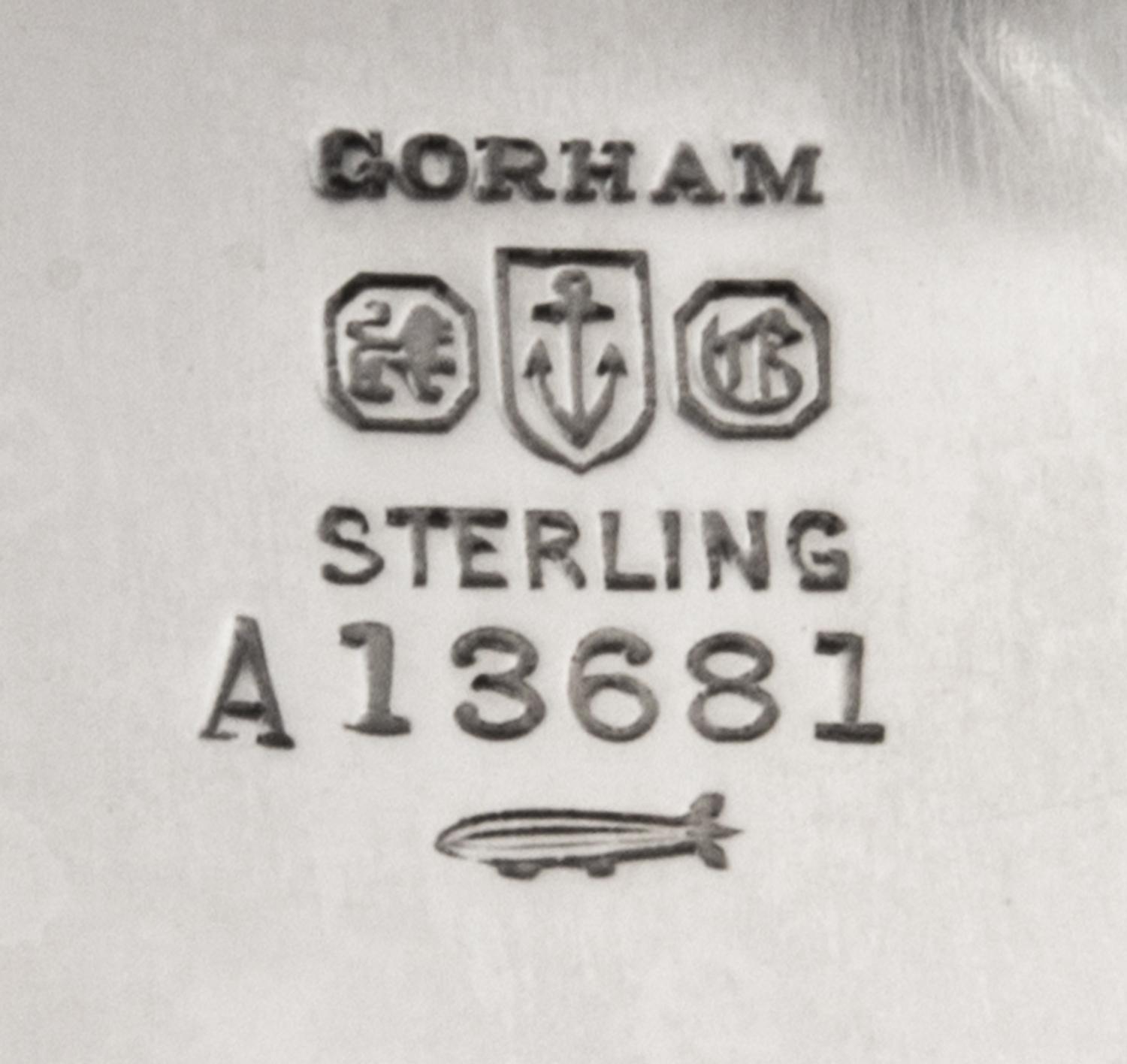 An American Silver Presentation Bowl, Gorham Mfg. Co., Providence, RI, 1929, the interior with the engraved inscription Stamford Chambe