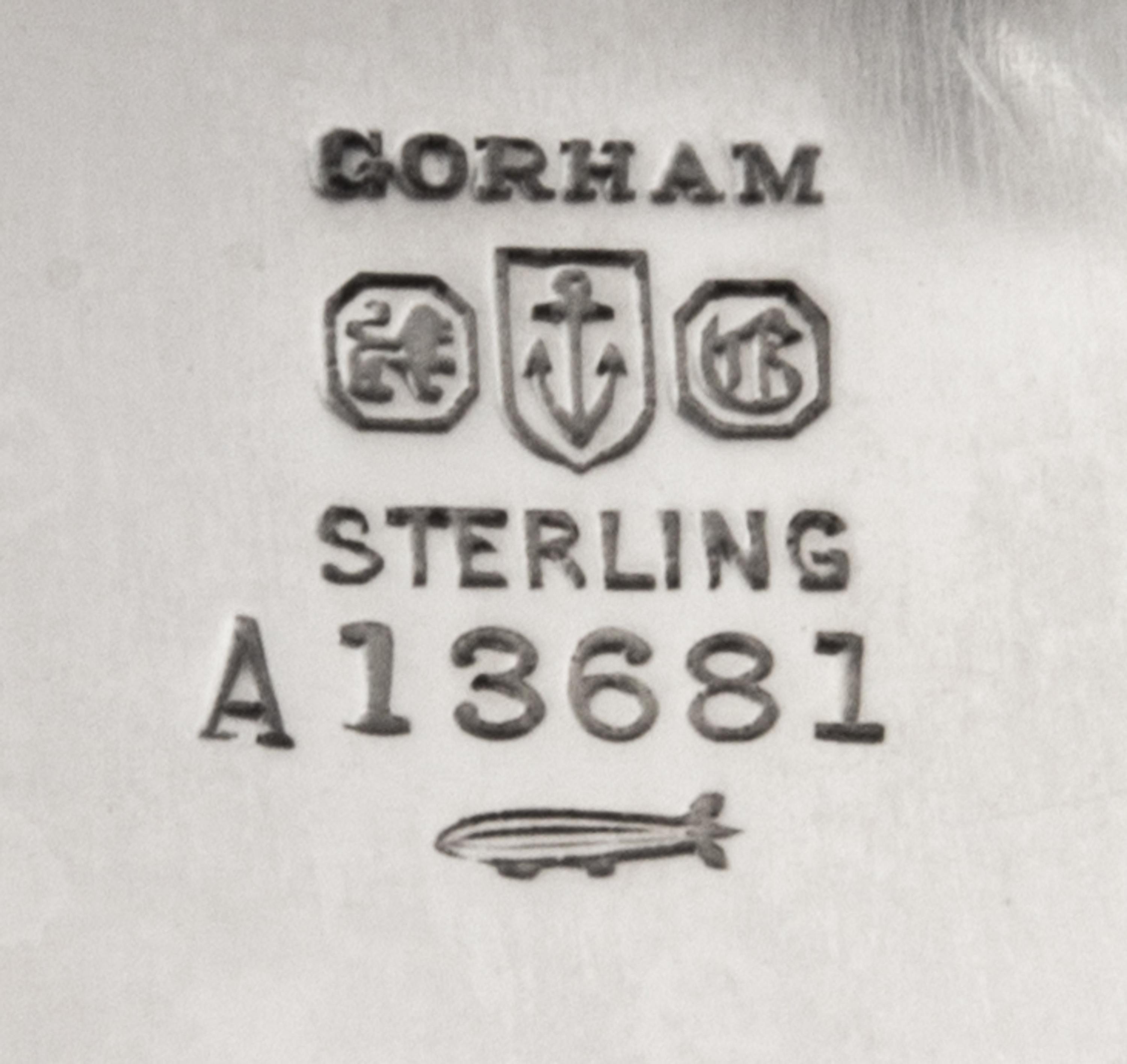 An American Silver Presentation Bowl, Gorham Mfg. Co., Providence, RI, 1929, the interior with the engraved inscription Stamford Chambe