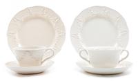 A Group of Wedgwood Queensware Articles Diameter of salad plates 7 7/8 inches.