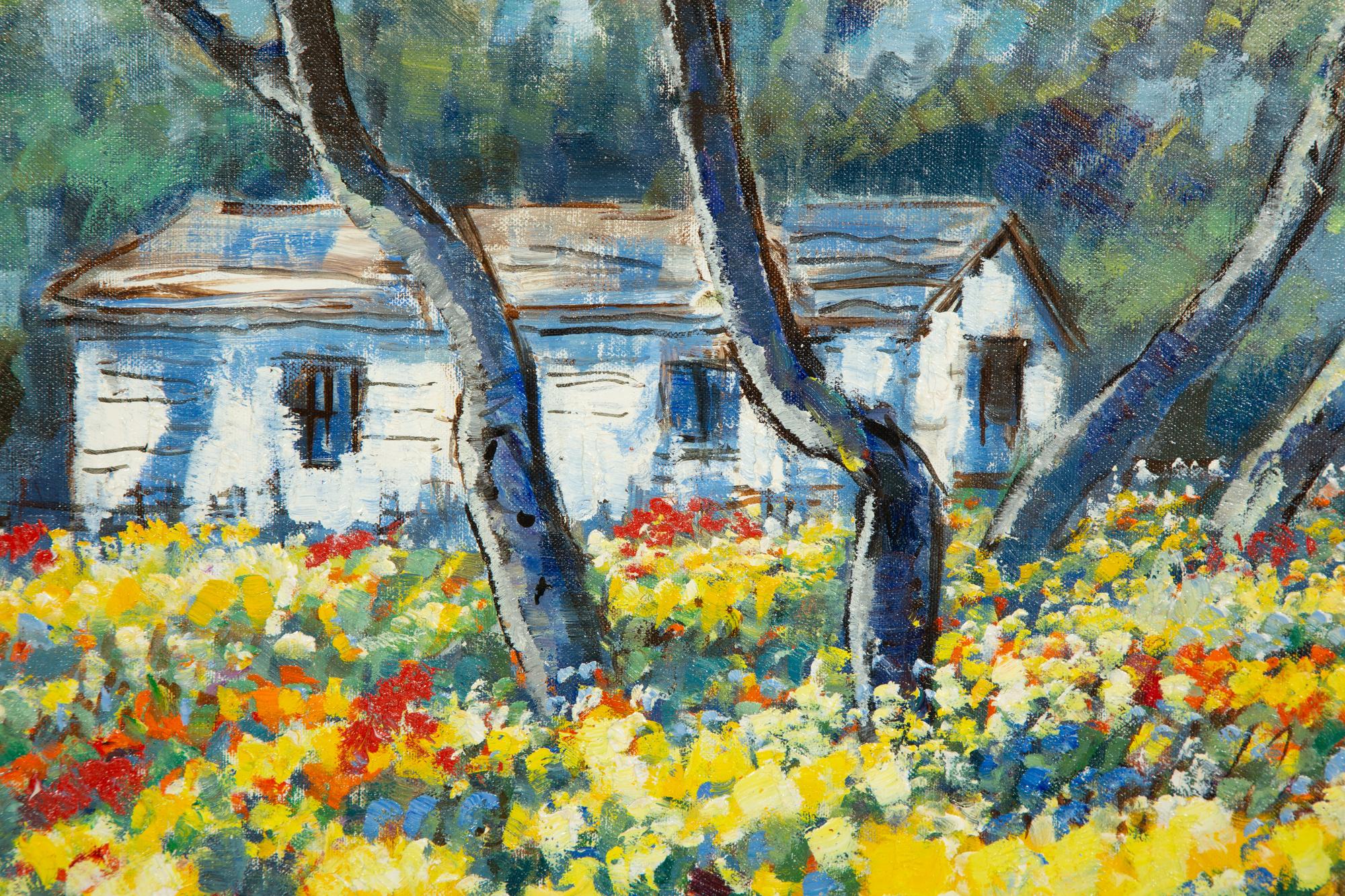 Flower Field in an Abruzzi Farmyard