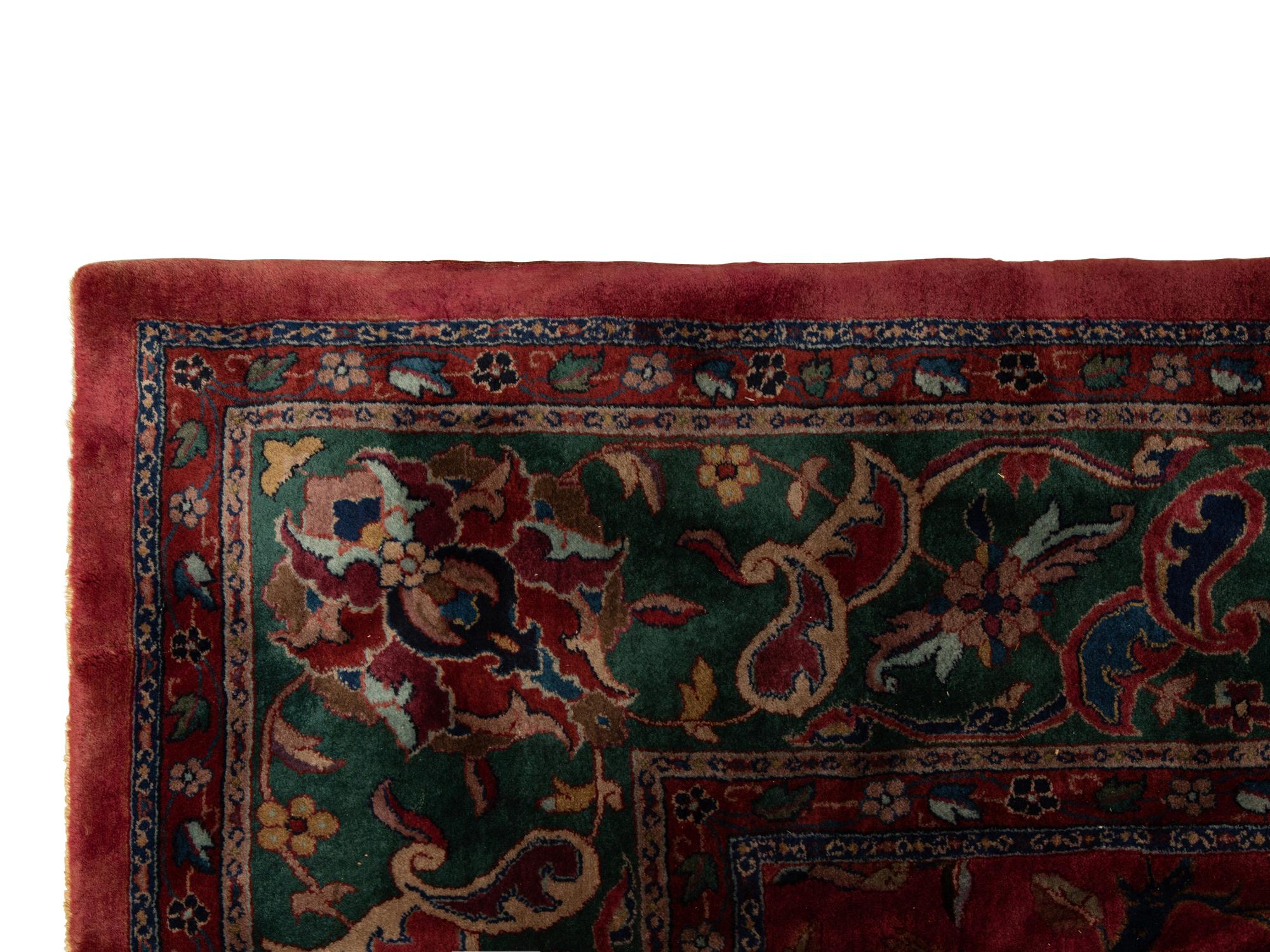 A Kirman Wool Rug